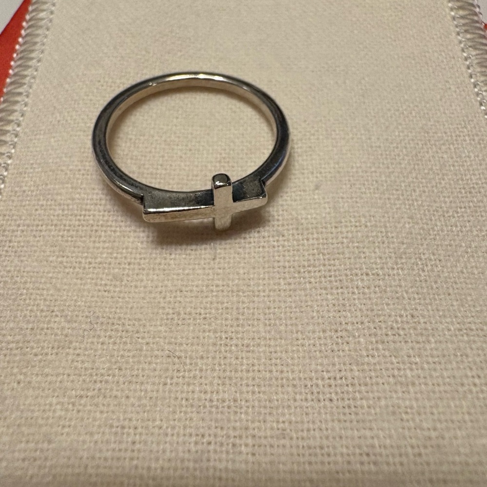 James Avery Silver Cross Ring